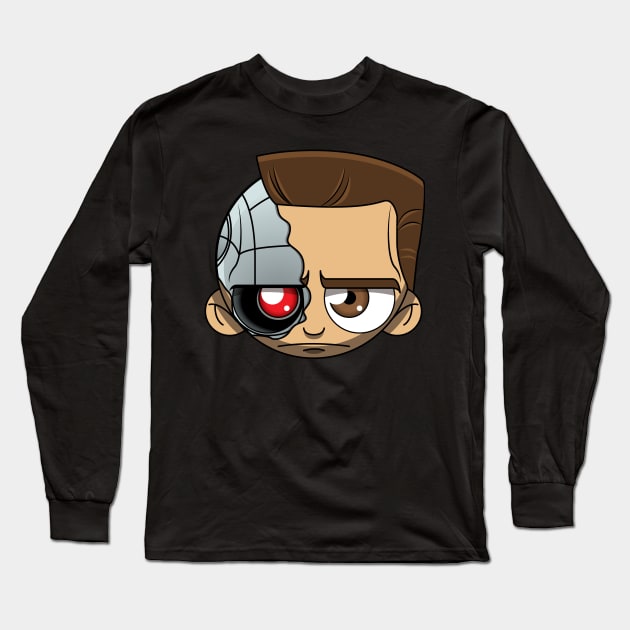 The Little Terminator Long Sleeve T-Shirt by chrisnazario